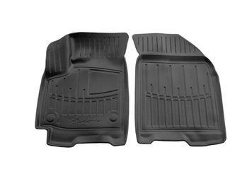 Килимки у салон Chevrolet Aveo T200 2002-2008/Aveo T250 2005-2011, з бортом, поліуретан, 2шт, Stingray, 5002042