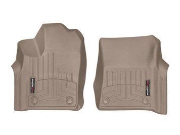 Килимки у салон Jeep Grand Cherokee 2017-, EUR, з бортом, передні, бежеві, Weathertech 459801