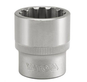 Головка торцевая SPLINE 1/2 12мм Yato YT-1464