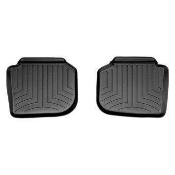 Килимки у салон Volkswagen Passat B7/B8, USA 2010-, USA, з бортом, задні, чорні, Weathertech 443842