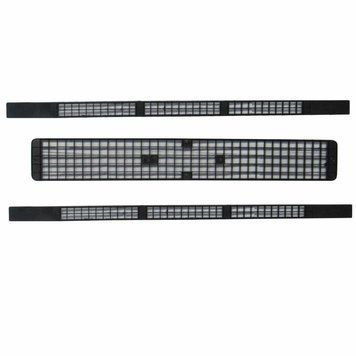 Решітка радіатора Iveco Daily 1997-2000, верхня+нижня+середня, 3 шт, AVTM, 182094998A