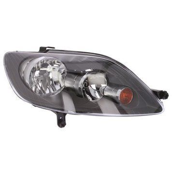 Фара передня Volkswagen Golf Plus 2005-2013, права H7/H7, електричне регулювання, Depo, 441-1198R-LDEM6