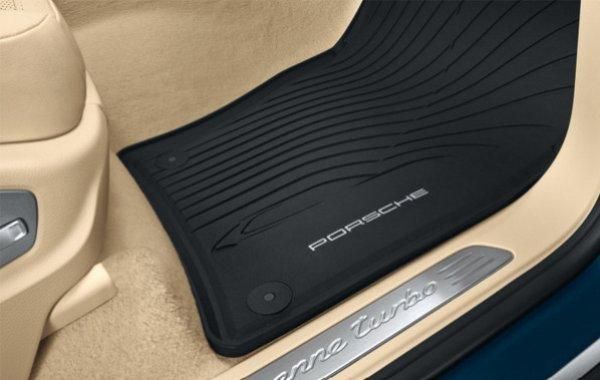 Оригінальні килимки Porsche Cayenne (9YA) 2018- чорні гумові 4шт 9Y00448011E0