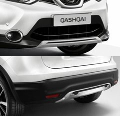 Nissan Qashqai (2014-) / Передня та задня накладки OEM пластик AVTM QAS-RF001
