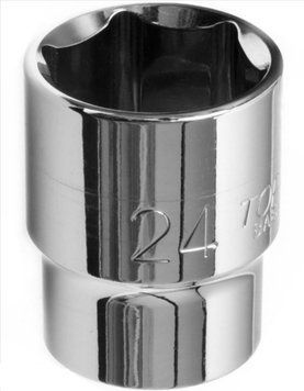 Головка торцева 1/2" 24мм TOPTUL BAEA1624
