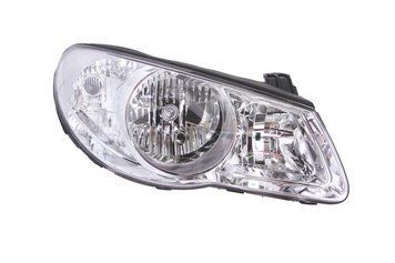Фара передняя Hyundai Elantra 2006-2010, левая, электрическая/механическая регулировка, Depo, 221-1143L-LDEM
