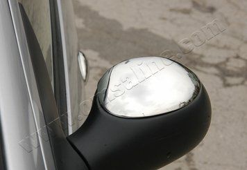 Накладки хромированные на зеркала (2шт) Peugeot 206 1998-2012/1007 2005-/Citroen C2/C3 2003-2009, OmsaLine, 5702111
