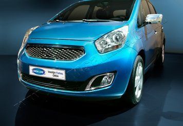 Накладки хромированные на зеркала (2шт) Kia Venga 2010-, OmsaLine, 4015111