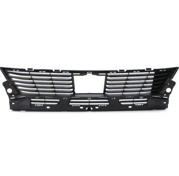 Решетка бампера Peugeot 3008/5008 2016-2020, без отв. п/трон., средняя, черная, AVTM, 9811665780, 185439910