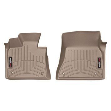 Килимки у салон BMW X5/X6 2014-, з бортом, передні, бежеві, Weathertech 455591