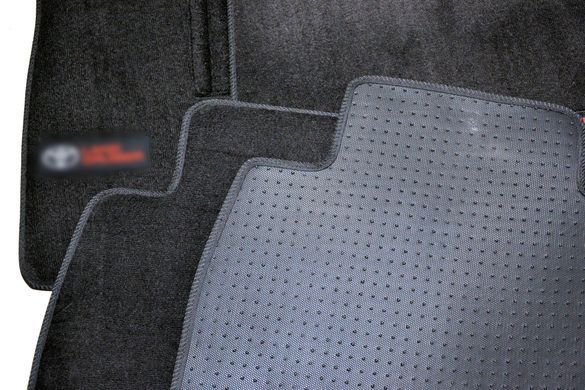 Килимки у салон (ворсові) Toyota Land Cruiser 200 2007-2012, 5 місць, Premium, чорні, AVTM BLCLX1634