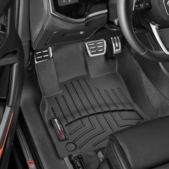 Коврики в салон Audi Q3 2019- с бортиком, передние, черные 4415441 Weathertech