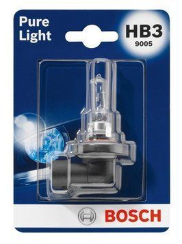 Автолампа HB3 Pure Light 12V 60W P20d (блистер 1шт)