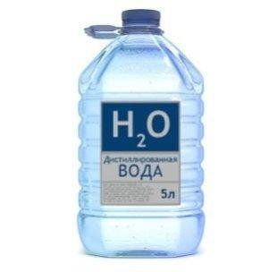 Вода дистиллированная, 5л STANDARD 93777