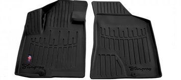 Коврики в салон Hyundai Santa Fe 2 CM 2006-2010, с бортом, полиуретан, 2шт, Stingray, 5009032