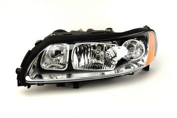 Фара передняя Volvo S60 2004-2010, левая H7/H9, электрическая/механическая регулировка, Depo, 773-1121L-LDEM2
