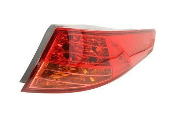 Ліхтар задній Kia Optima 2011-2013 правий, без ламп, зовнішній (P21/5W/P21W) Depo 2231952RUE