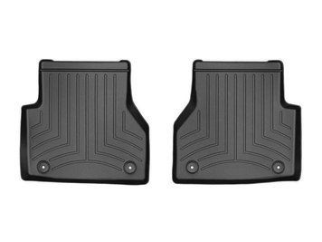 Коврики в салон Audi A6 2019-, задние, раздельные, с креплением, черные, Weathertech 4415112