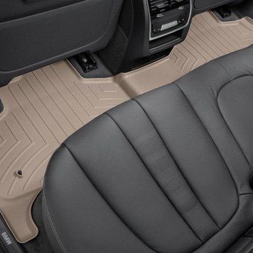 Коврики в салон BMW X5/X7 2019-, с бортом, задние, бежевые, Weathertech 4515072