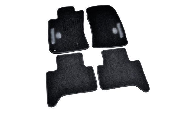 Коврики в салон (ворсовые) Toyota Land Cruiser Prado 120 2003-2009, черные, 5шт, AVTM GRCR163612