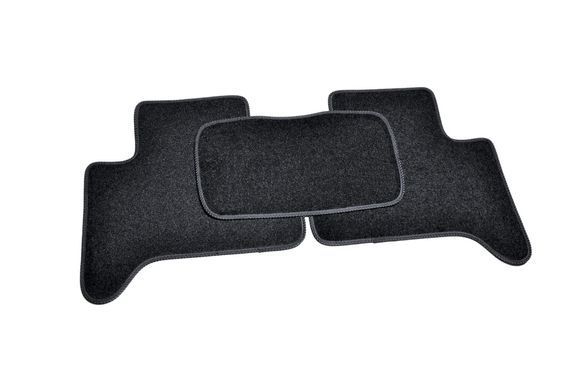 Коврики в салон (ворсовые) Toyota Land Cruiser Prado 120 2003-2009, черные, 5шт, AVTM GRCR163612