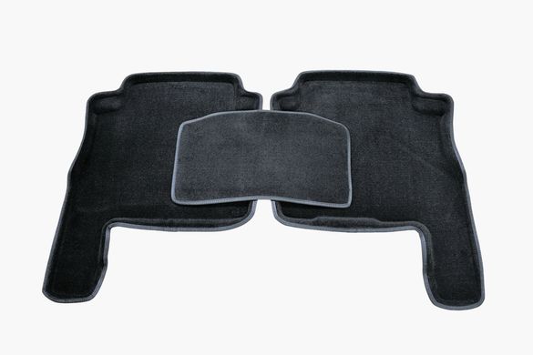 3D килимки в салон Hyundai Santa Fe 2010-2012 ворсові чорні 5шт 89338 Seintex