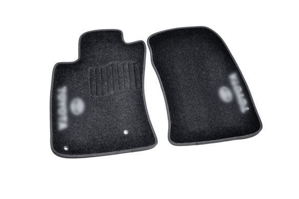 Коврики в салон (ворсовые) Toyota Land Cruiser Prado 120 2003-2009, черные, 5шт, AVTM GRCR163612