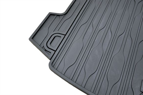 Оригінальний килимок в багажник Range Rover Evoque 2019 - гумовий чорний VPLZS0493