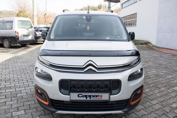 Дефлектор капоту Citroen Berlingo/Peugeot Partner/Rifter/Opel Combo 2019- EuroCap 1913K077