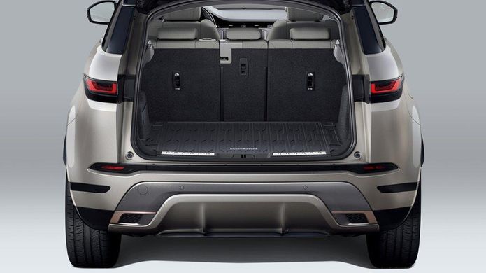 Оригінальний килимок в багажник Range Rover Evoque 2019 - гумовий чорний VPLZS0493