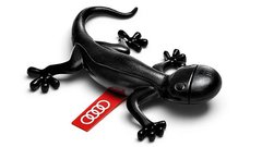 Ароматизатор Audi gekko черный, деревянный пряный VAG 000087009D
