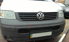 Зимова накладка Volkswagen T5 2003-2009 (бампер довга на 3 решітки) FLGL0108 AVTM