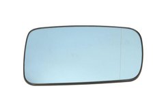 Вкладыш зеркала бокового BMW 3 Coupe (E46) 99-06/7 01-07 правый, асферич, с подогр, голуб.стекло,