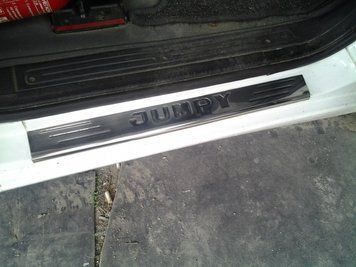 Накладки хромовані на дверні пороги (2шт) Citroen Jumpy 2007-, Carmos 64530610