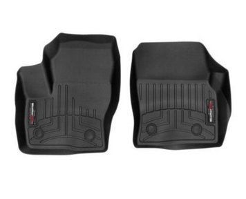 Килимки у салон BMW 3-Series 2019- xDrive, з бортом, передні, чорні, Weathertech 4415301