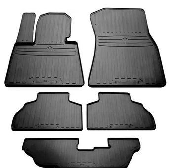 Коврики в салон BMW X7 G07 2018-, 5шт, Stingray, 1027285
