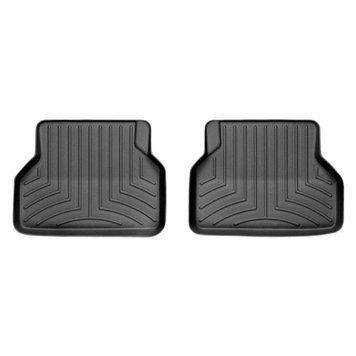 Коврики в салон BMW 5-Series E60 2003-2010, задние, черные, Weathertech 441642