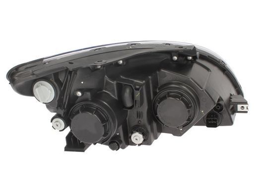 Фара передня Hyundai i30 2007-2012, ліва H7/H1, електричне регулювання, чорна рамка, Depo, 221-1154L-LDEM2