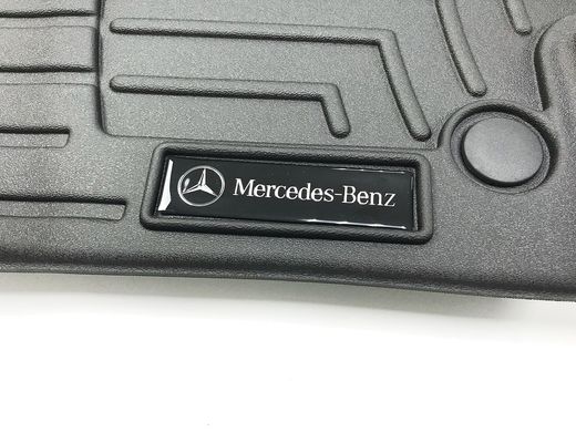 Оригінальні килимки Mercedes GL/ML classe 2012- чорні, гумові 4шт A16668035019051