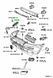 Оригінальне кріплення переднього бампера Toyota Land Cruiser Prado 120 2003-2009, праве, 5211560071