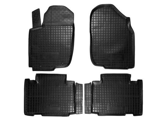 Полеуритановые коврики Toyota Rav4 2013 - черные, кт — 4шт 11349 Avto-Gumm