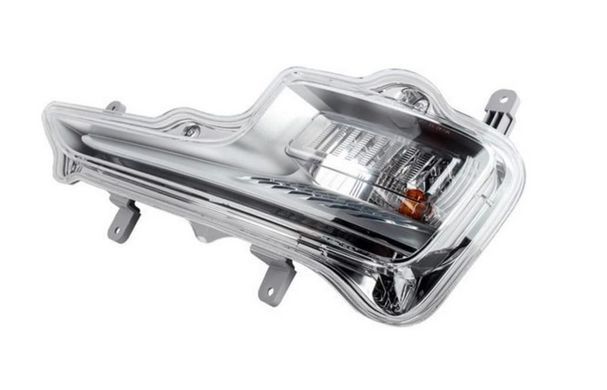 Фара передняя Chevrolet Volt 2011-2015, левая, электрическая регулировка, без ламп (HIR2/LED), Depo, 3351163LAC2