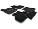 3D килимки в салон Audi Q3 2010- ворсові чорні 5шт 86288 Seintex 2