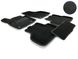 3D килимки в салон Audi Q3 2010- ворсові чорні 5шт 86288 Seintex 1