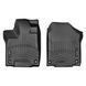 Коврики в салон Honda Pilot 2017-, с бортом, передние, черные, Weathertech 448391 1