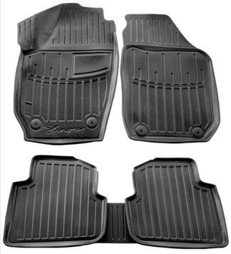 Коврики в салон Skoda Roomster 2006-2015, с бортом, полиуретан, 5шт, Stingray, 5020145