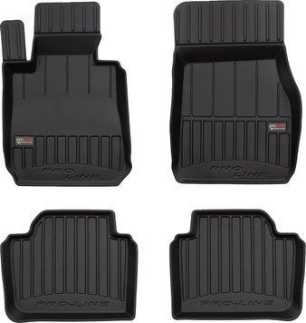 Коврики в салон BMW 3-Series F30/F31/F80 2011-2019, задний привод, Proline 3D, Frogum, FG 3D409316