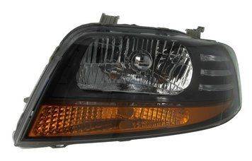 Фара передня Chevrolet Aveo HB 2005-2006, ліва H4, електричне регулювання темн. рамка, з моторчиком, Depo, 222-1112L-LEMN2
