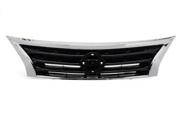 Решітка радіатора Nissan Altima 2012-2016, чорна/хромована, AVTM, 185048990