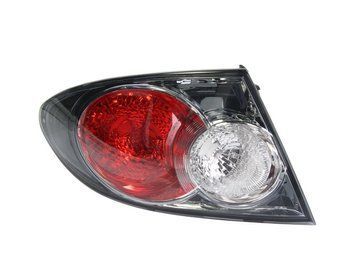 Ліхтар задній Mazda 6 (GG) 2005-2007, лівий, зовнішній, сірий, Depo, 116-1902L-UE-CS